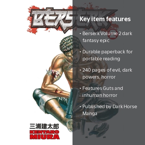 Kentaro Miura, Manga, Berserk Volume 2, Series 2 Paperback