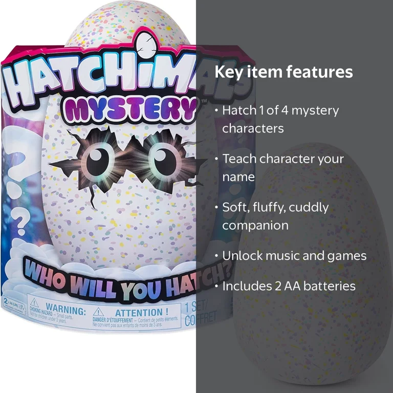 Hatchimals, Mystery Egg, Fluffy Faux Fur, Teach Name - Walmart.com