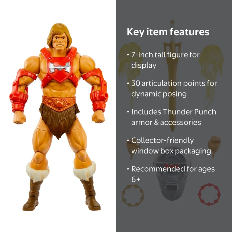 Masters of the Universe Masterverse Eternia Thunder Punch He-Man