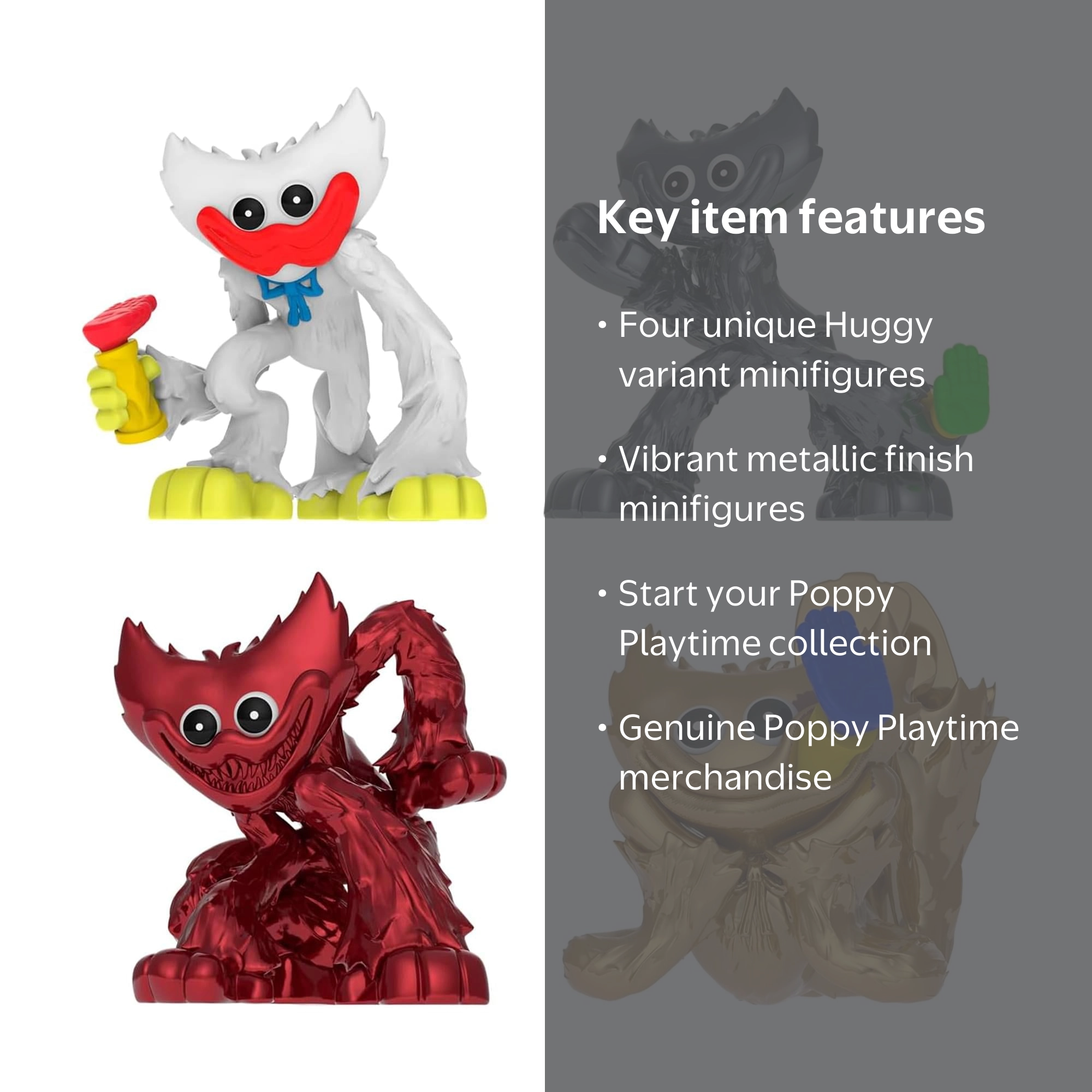 Poppy Playtime Series 2 Collectible Minifigure 4-Pack - Walmart.com