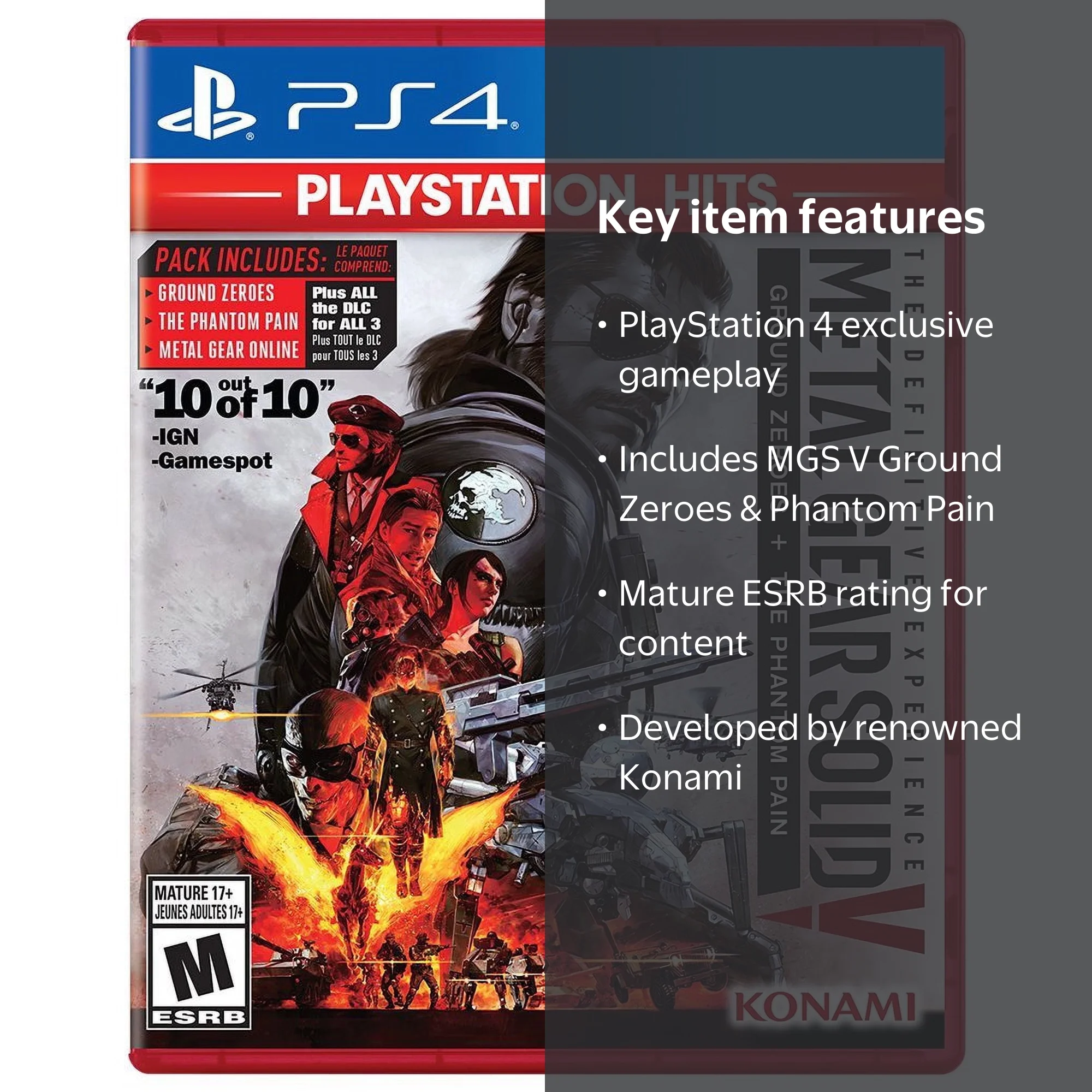 Konami, Metal Gear Solid V: The Definitive Experience, PlayStation