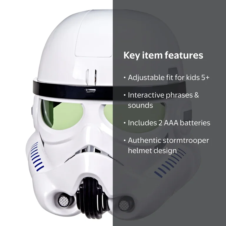 Star Wars Electronic Stormtrooper Mask, Ages 5 & up, Galactic