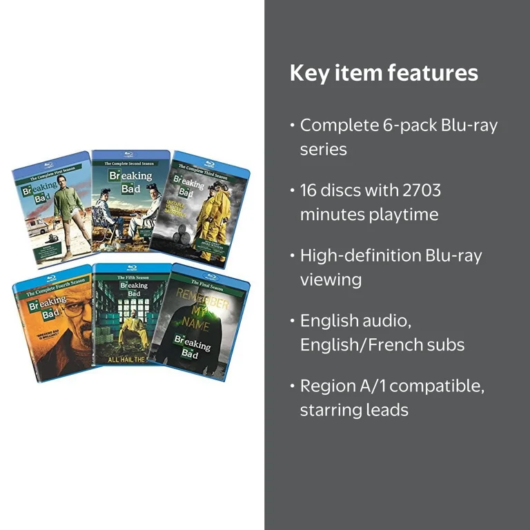 Breaking Bad: The Complete Series (6-Pack Bundle) [Blu-ray