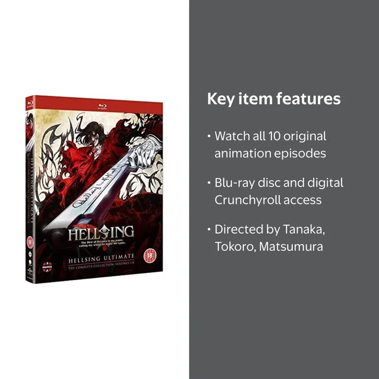 SDS, Hellsing Ultimate: Complete Series, 1-10 Blu-ray + Digital