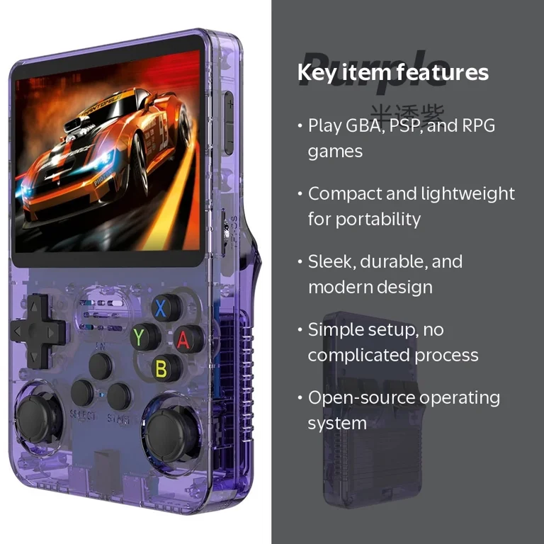 NewCee R36S Open-Source Handheld Game Console, Retro GBA and PSP
