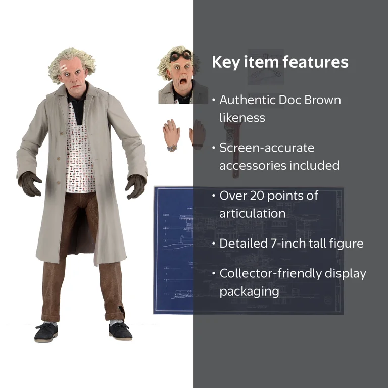 NECA Back to The Future Ultimate Doc Brown - 7