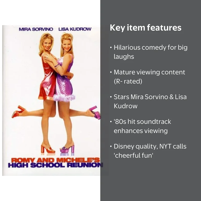 Disney's Romy and Michele's High School Reunion Comedy DVD