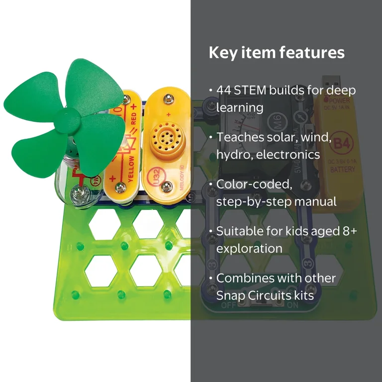 Snap Circuits® Green Energy Lab | Electronic Science Kit | Over 40
