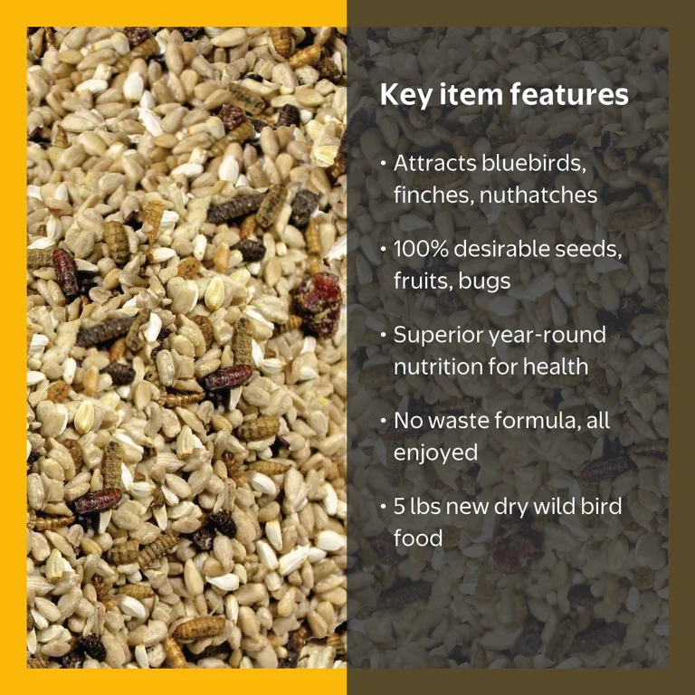 3-D Pro Blends Bugs N Berries Wild Bird Food, Wild Bird Seed Blend