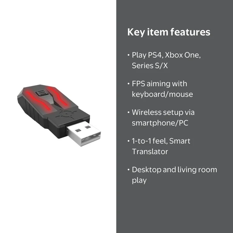 XIM Apex - Wireless Converter Gaming Controller - Keyboard/Mouse