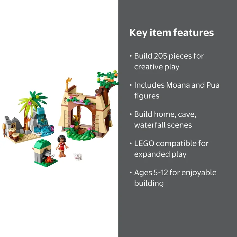 Free Shipping! LEGO Disney Princess Moana's Island Adventure 41149