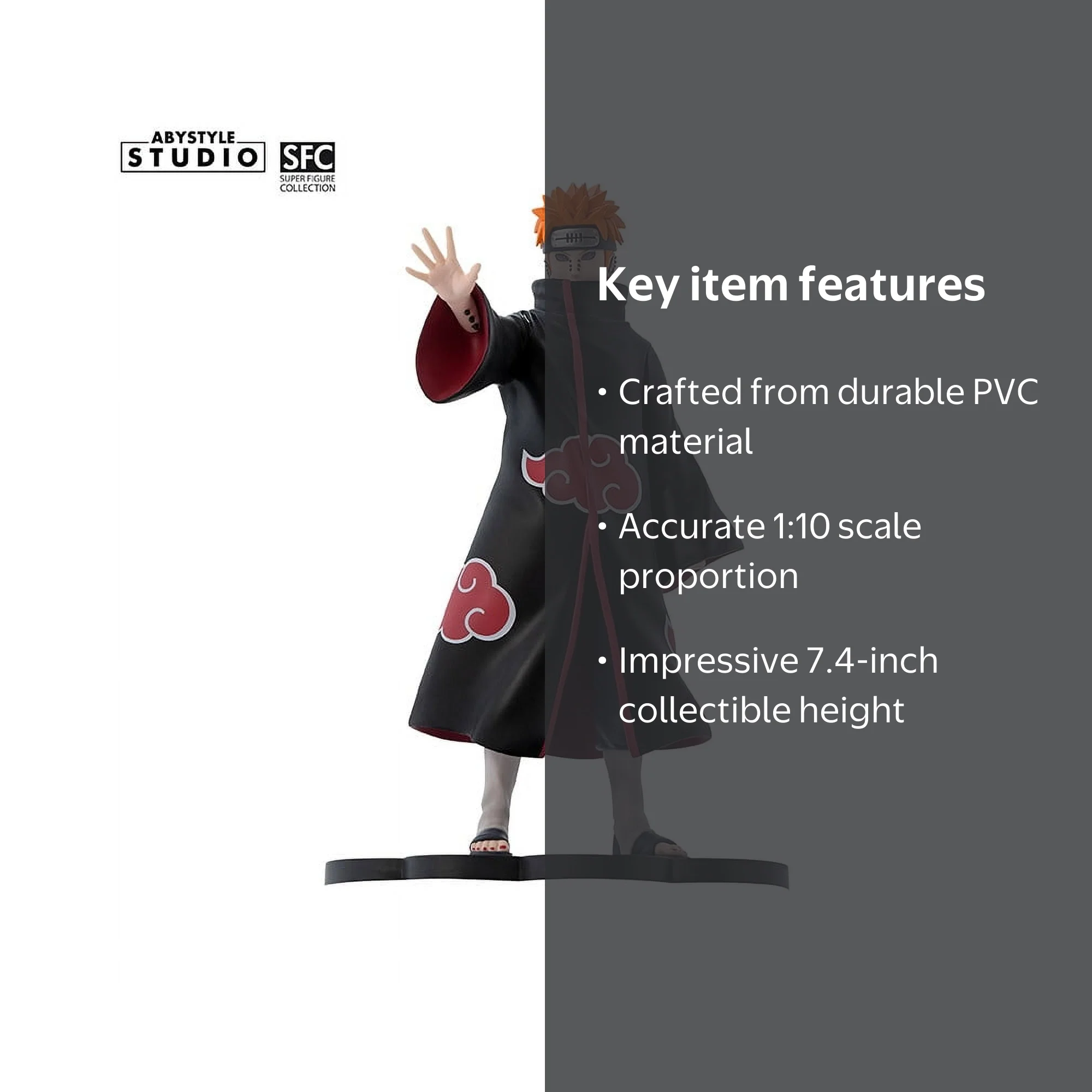 ABYstyle Studio Naruto Shippuden Pain Akatsuki PVC Figure 1:10