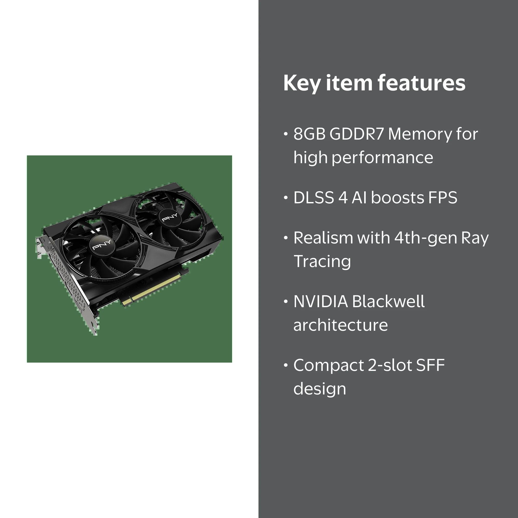 PNY RTX 5060 OC 8GB | Graphics cards for IT suppliers - Walmart PNY RTX 5060 OC 8GB | Graphics cards for IT suppliers - Walmart