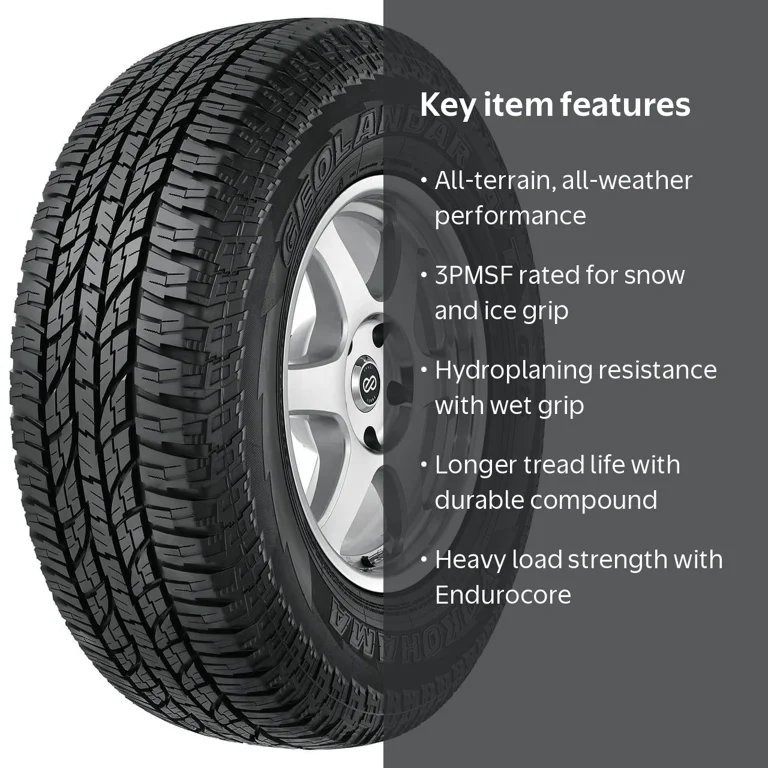 Yokohama Geolandar AT G015 Light Truck Tire, All Terrain, Superior Yokohama Geolandar AT G015 Light Truck Tire, All Terrain, Superior