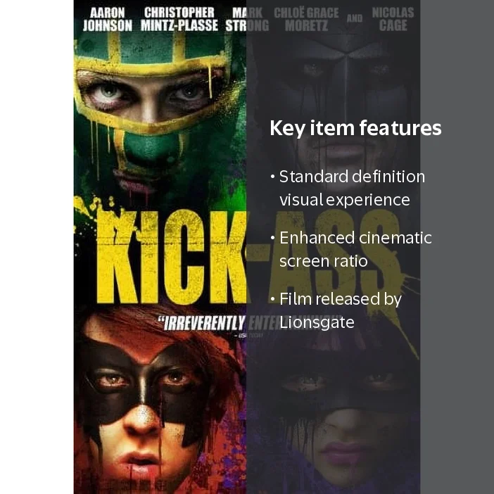 Lionsgate Home Entertainment Kick-Ass DVD Widescreen, Action