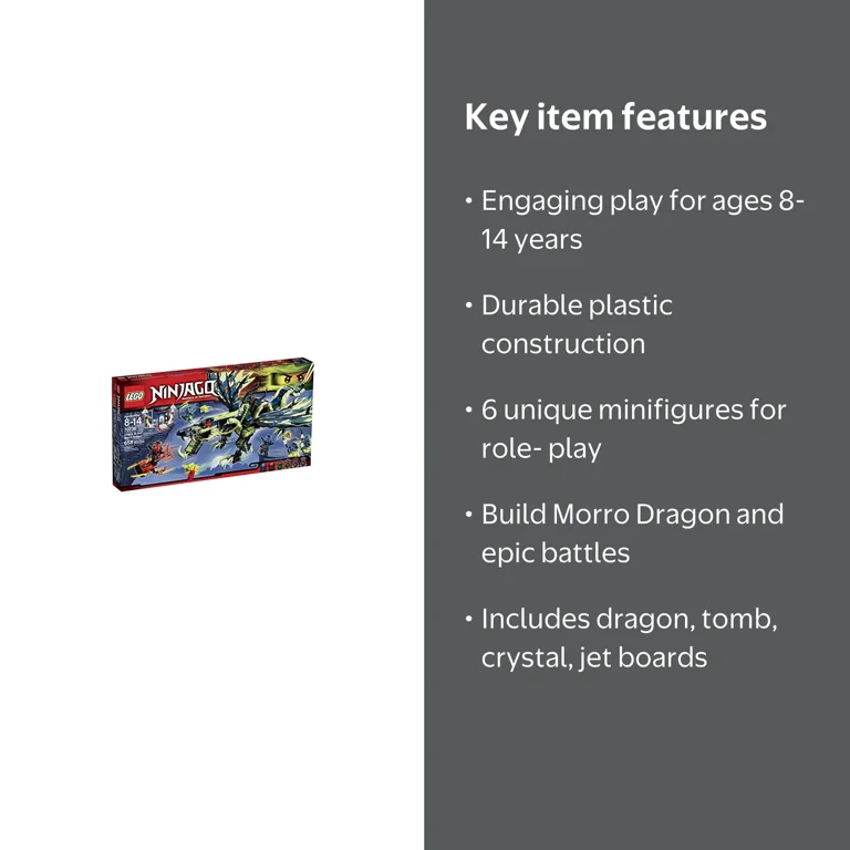 LEGO Ninjago 70736 Attack of the Morro Dragon Building Kit
