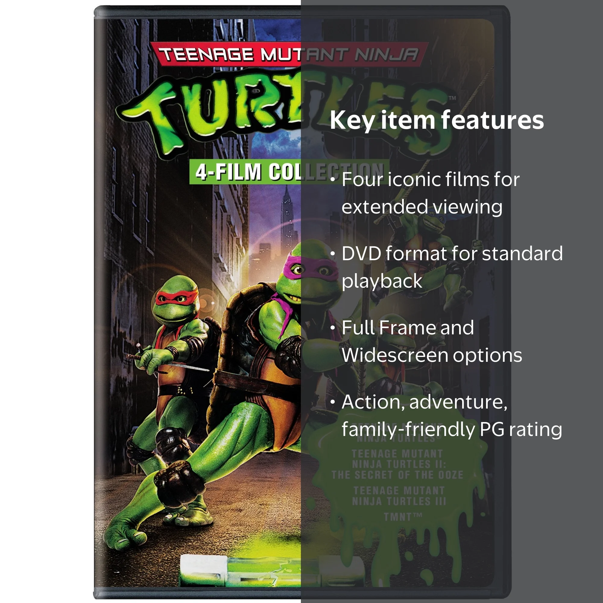 SDS, 4 Film Favorites Teenage Mutant Ninja Turtles DVD Collection