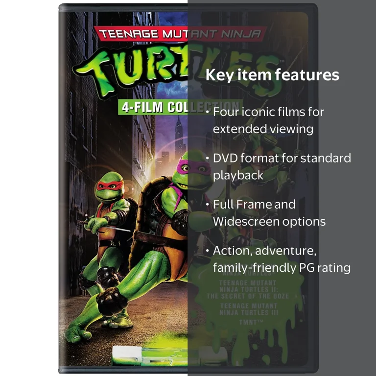 SDS, 4 Film Favorites Teenage Mutant Ninja Turtles DVD Collection