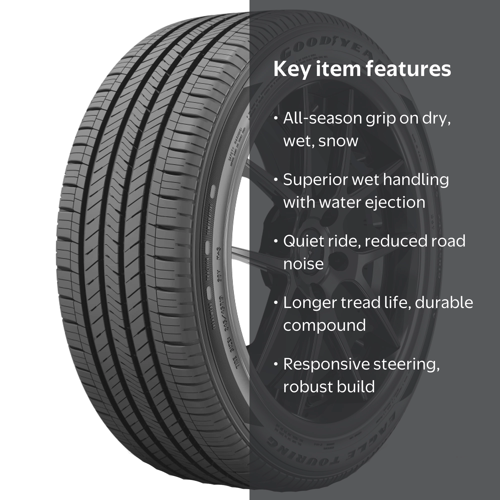Goodyear Eagle Touring 235/45R18 98V All-Season Performance Tire