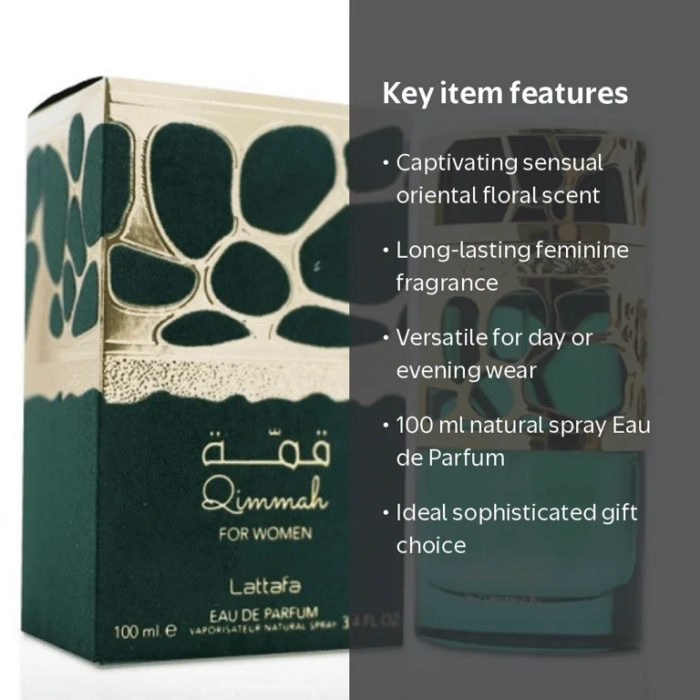 Lattafa, Perfume for Women, Oriental Floral Scent, 100 mL