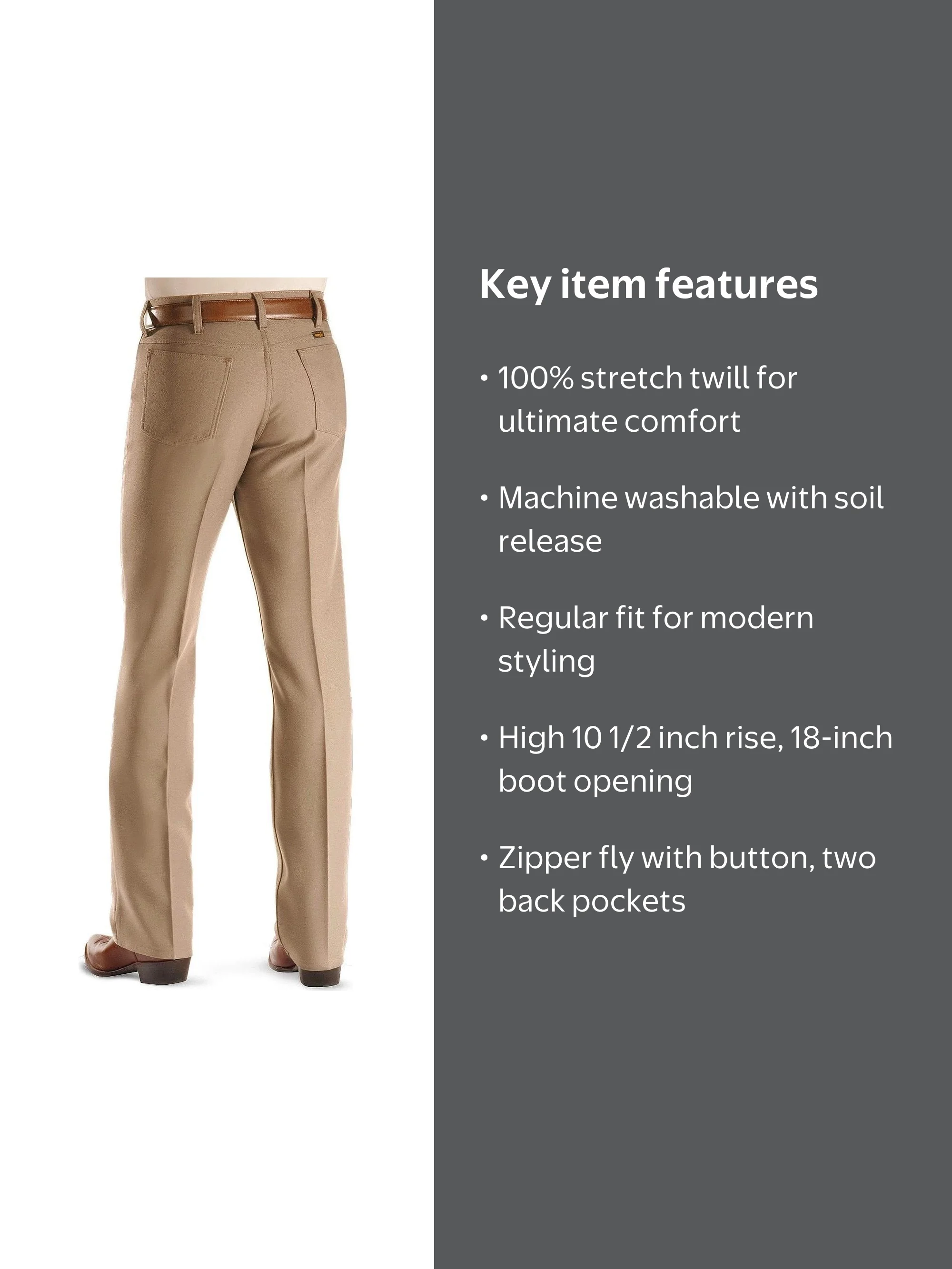WRANGLER WRANCHER DRESS POLYESTER KHAKI - MENS JEANS - 82KH - Walmart.com WRANGLER WRANCHER DRESS POLYESTER KHAKI - MENS JEANS - 82KH - Walmart.com
