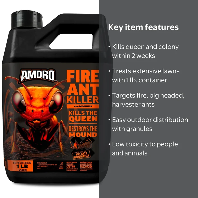 Free Shipping! Amdro Outdoor Fire Ant Killer Bait, Granulated