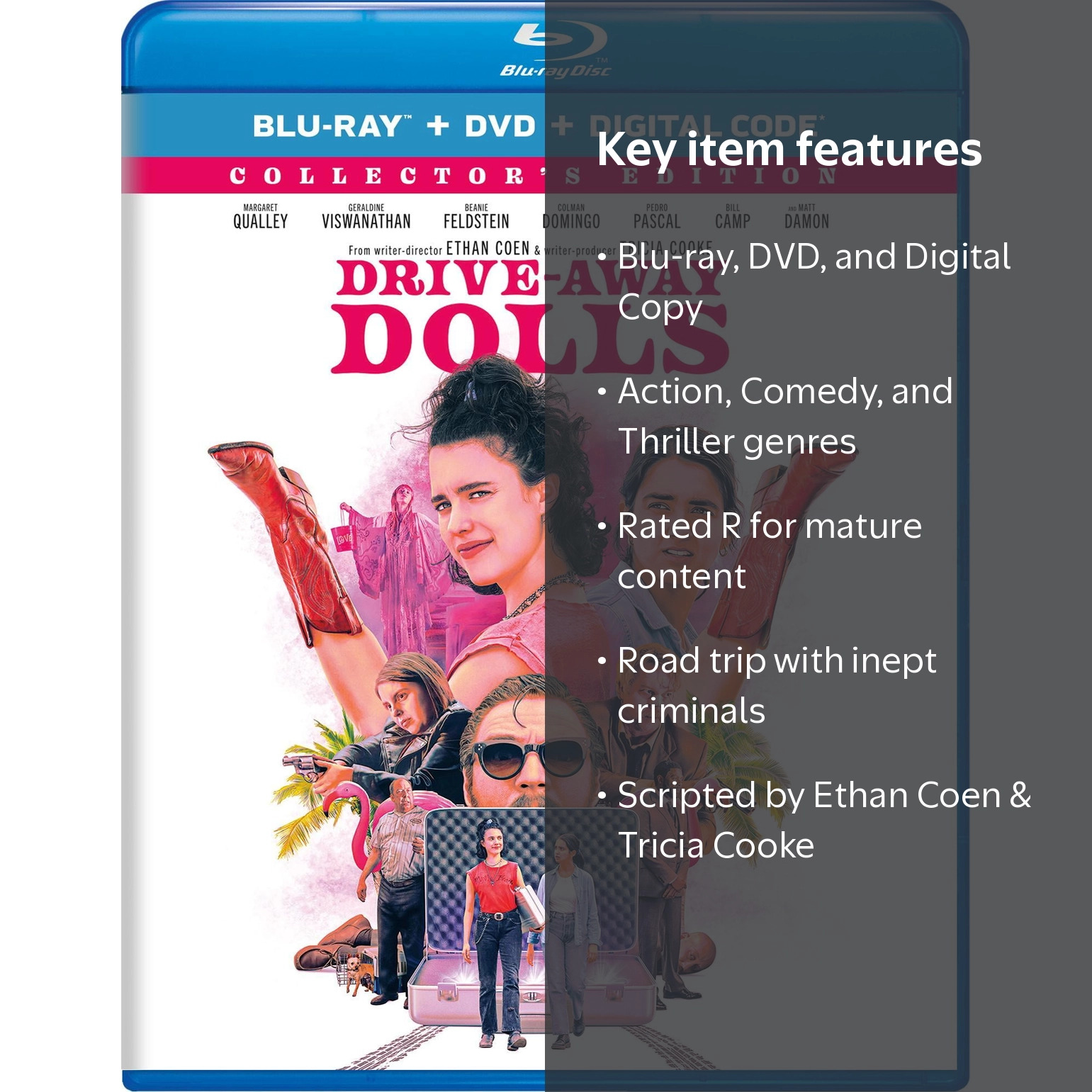 SDS, Drive-Away Dolls, Blu-ray + DVD + Digital Copy, Rated R
