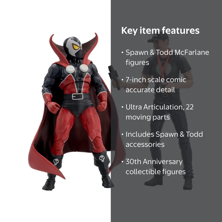 McFarlane 30th Anniversary Spawn & Todd McFarlane Action Figure 2