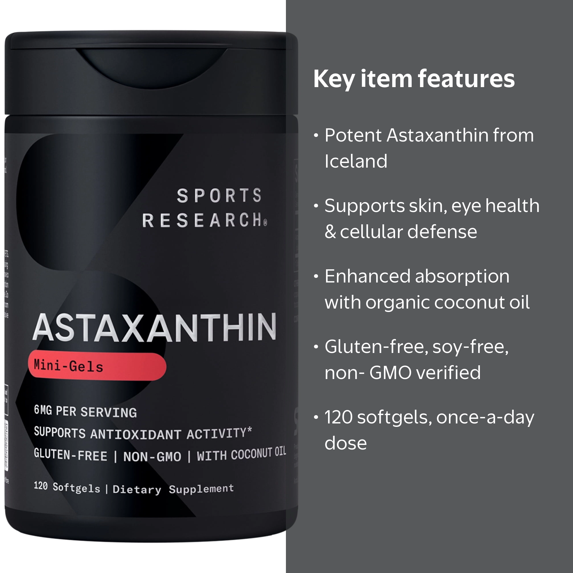 astaxanthin with l glutathione veggie softgel Pure Encapsulations | Antioxidant Supplement for Joints, Skin and Eye Health, and Free Radicals* Best Astaxanthin Supplement | 5