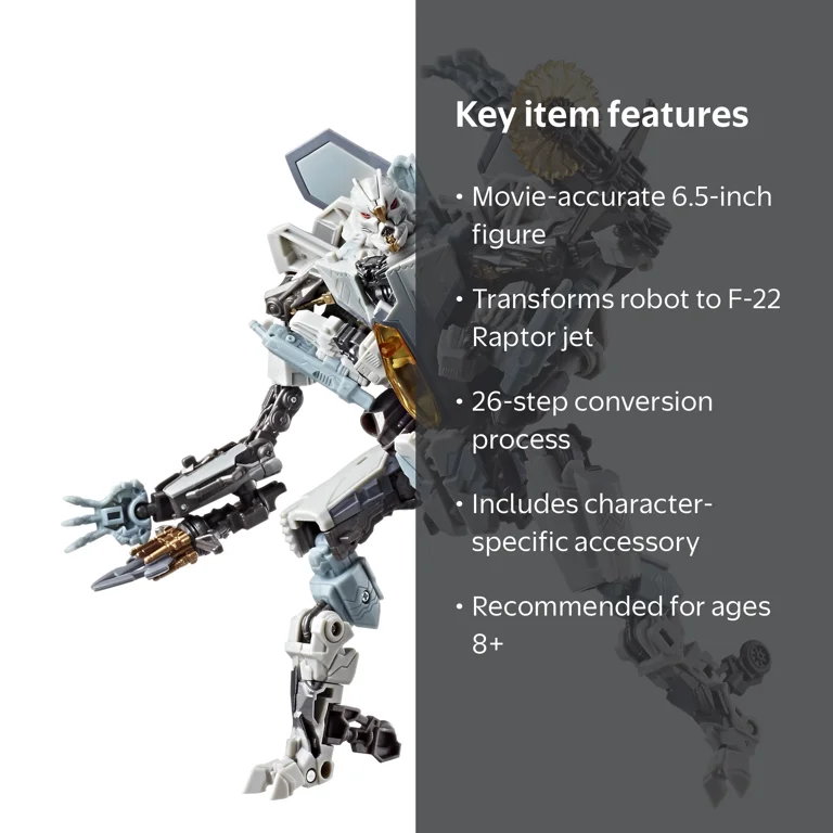 技mix F-22 STARSCREAM(MOVIE 1) Transformers, Action Figure, Starscream Movie 1 Voyager Class