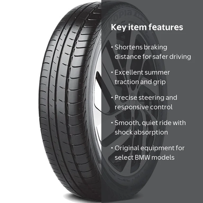 Bridgestone Ecopia EP500 155/60R20 80Q Summer Tire - Walmart.com