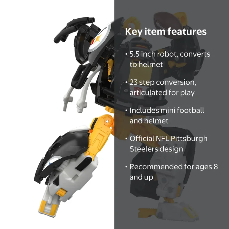 Transformers NFL Pittsburgh Steelers Steelsmash 5.5