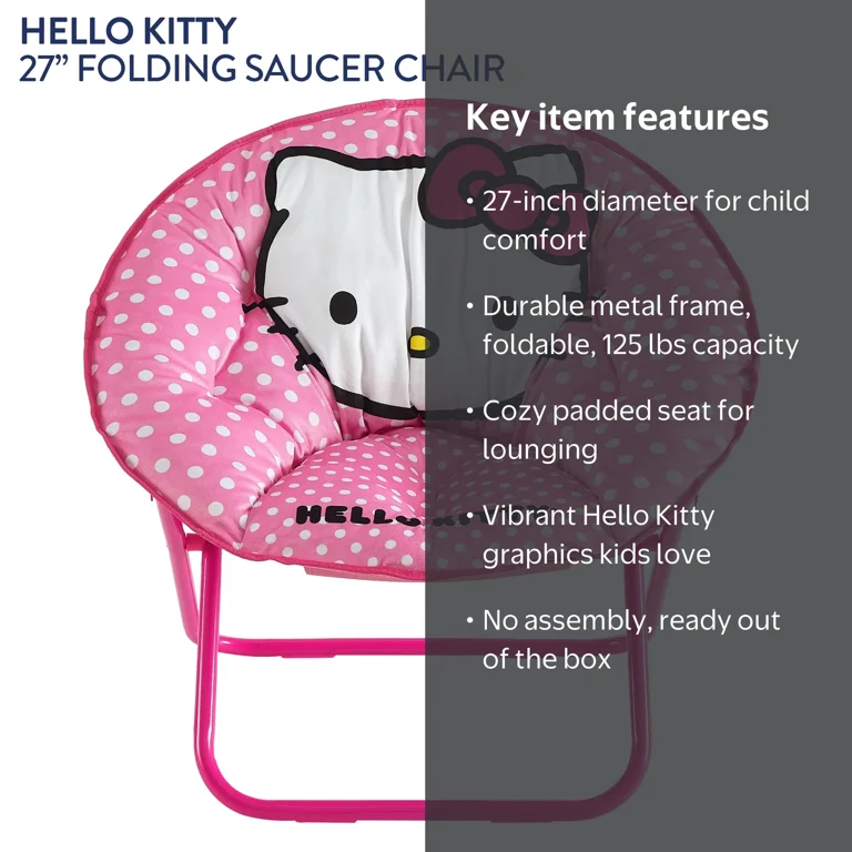 Hello Kitty ♡ 折りたたみチェア Hello Kitty Kids 27