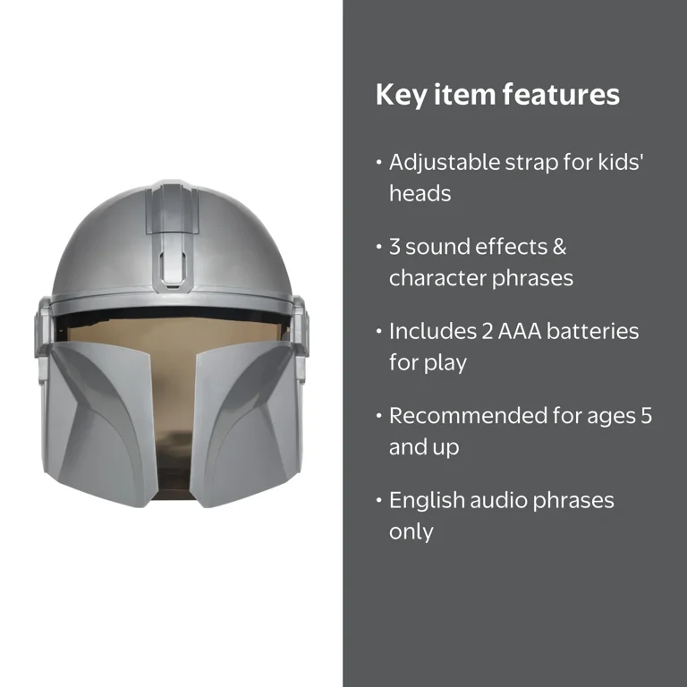 Star Wars, Electronic Mask, with Phrases and SFX, Ages 5 and Up