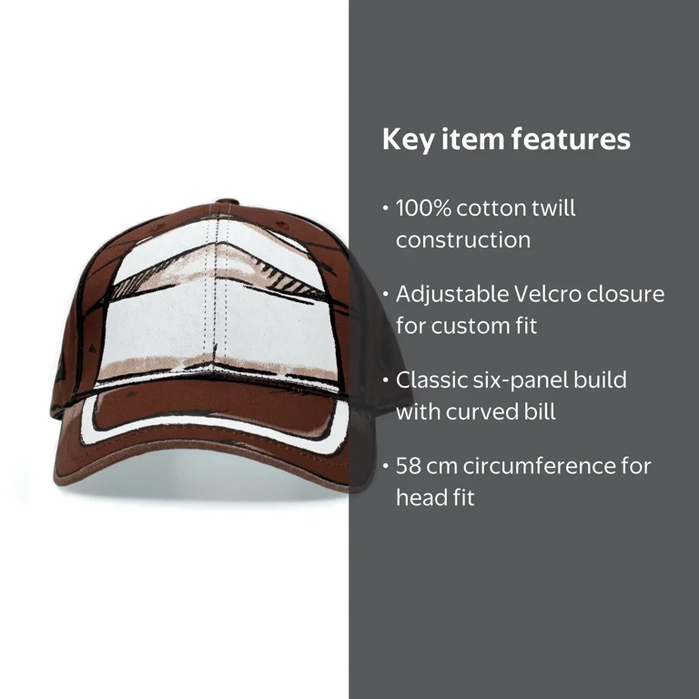 Kenny's Brown Cap from Telltale's The Walking Dead: 100% Cotton
