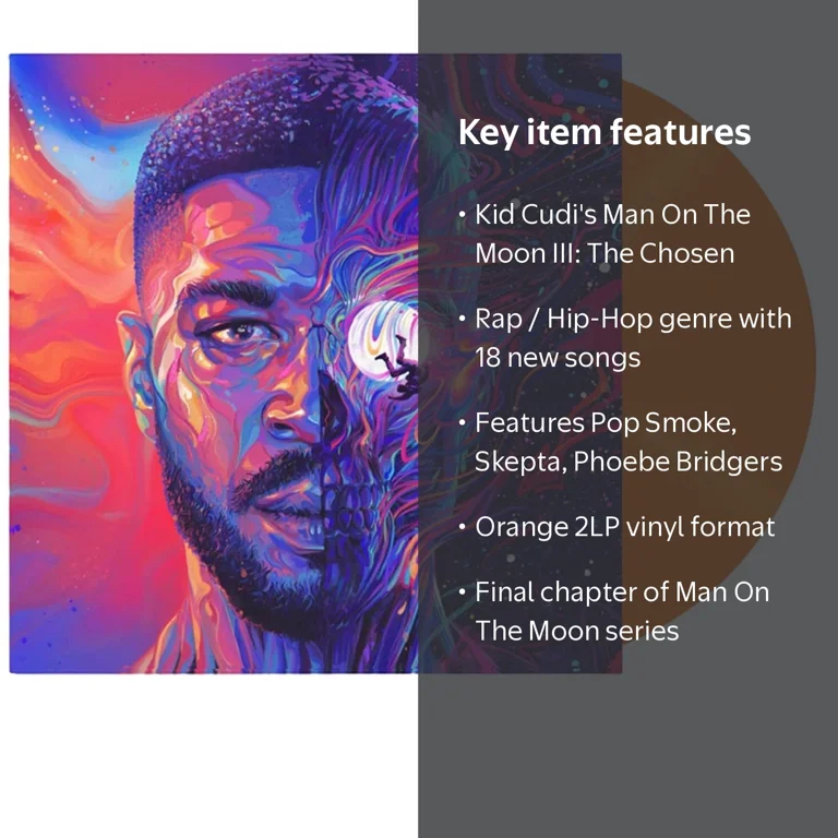 Kid Cudi - Man On The Moon III: The Chosen (Orange Vinyl) - Rap