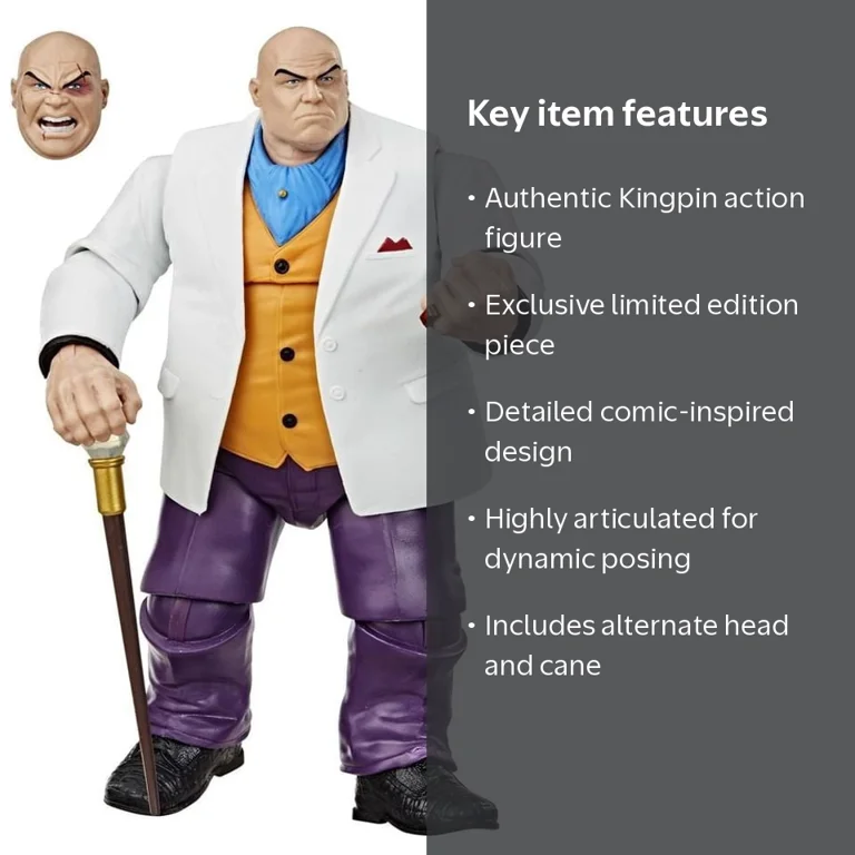 Hasbro Spider-Man Villains Series: Retro Marvel Legends Kingpin