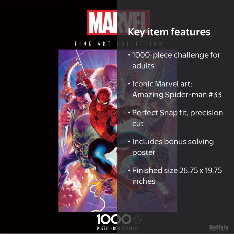 Buffalo Games 1000-Piece Marvel The Amazing Spider-man Puzzle #33