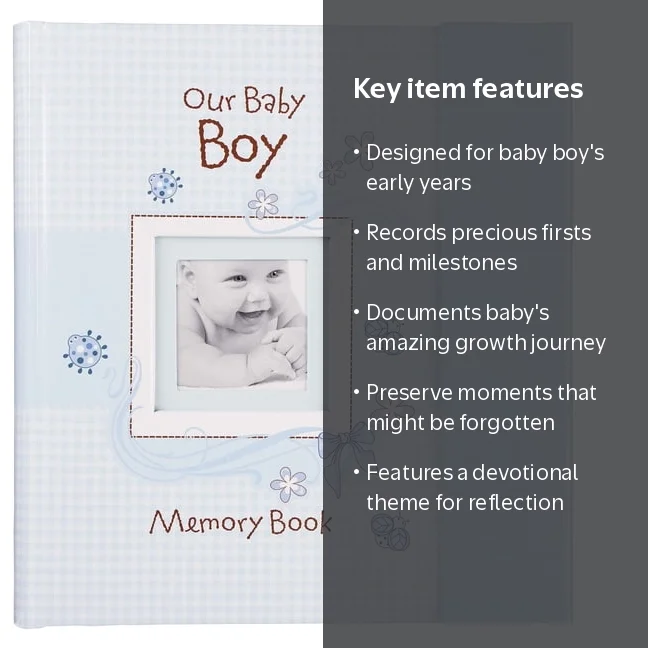 Christian Art Gifts Baby Memory Book First Year Keepsake - Walmart.com