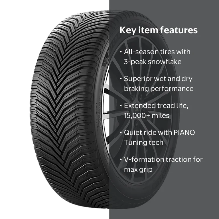 Michelin, CrossClimate2 All-Season Tire, 235/50R17 96H - Walmart.com