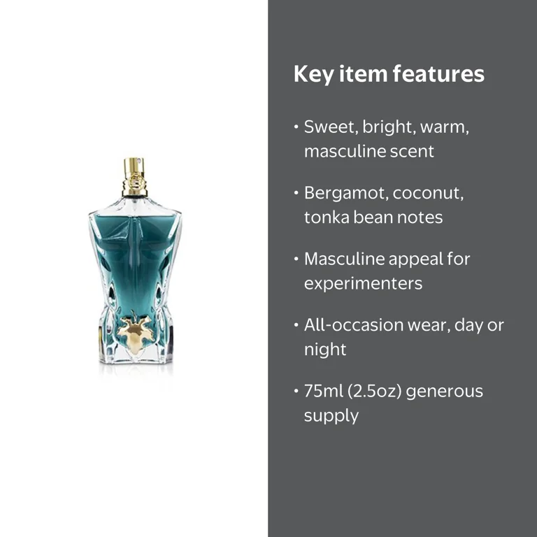 Jean Paul Gaultier Le Beau Eau De Toilette Spray 75ml, Woody