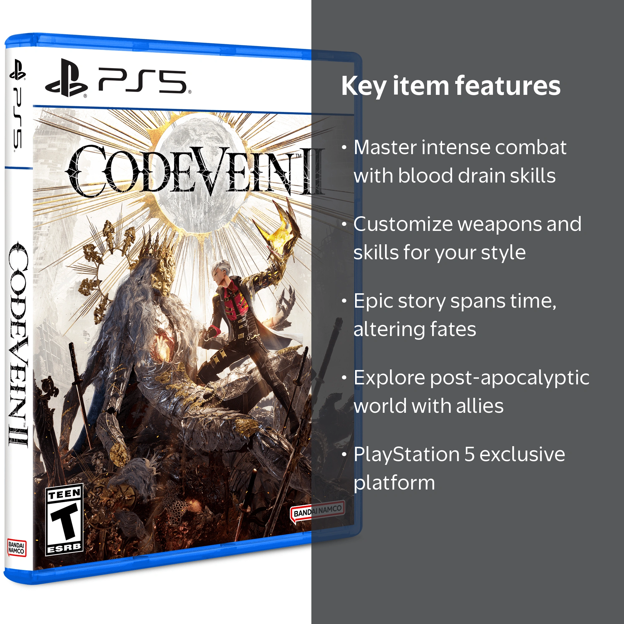 Code Vein II for Playstation 5 - Walmart.com