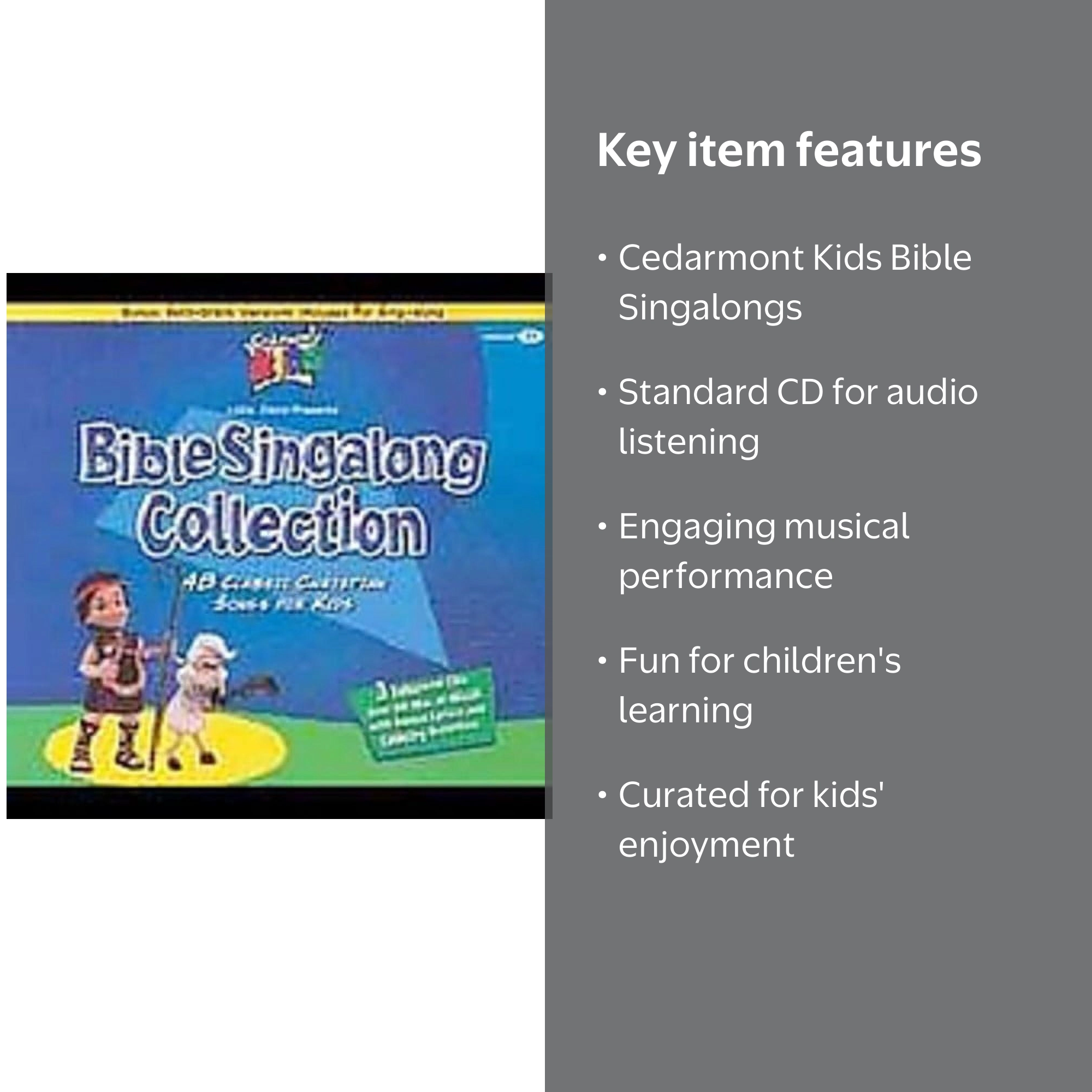 Cedarmont Kids - Bible Singalong - Music & Performance - CD