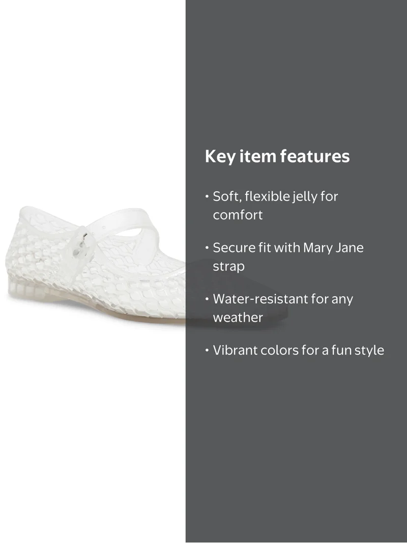 DV Dolce Vita Women's Mulaney Jelly Mary Jane Flat - Walmart.com