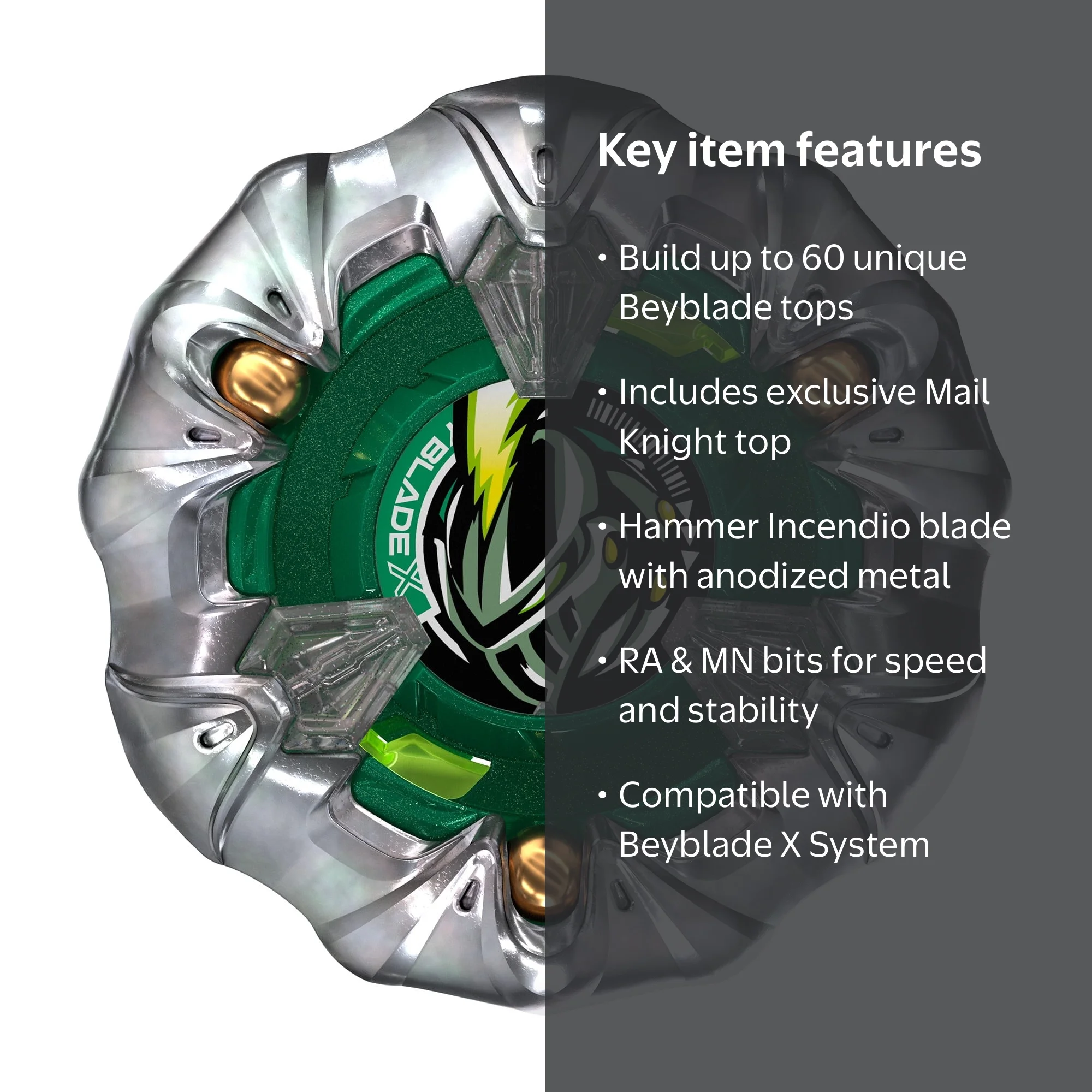 Beyblade X X-treme Expansion Pack, 3 Blades, 4 Ratchets, 5 Bits