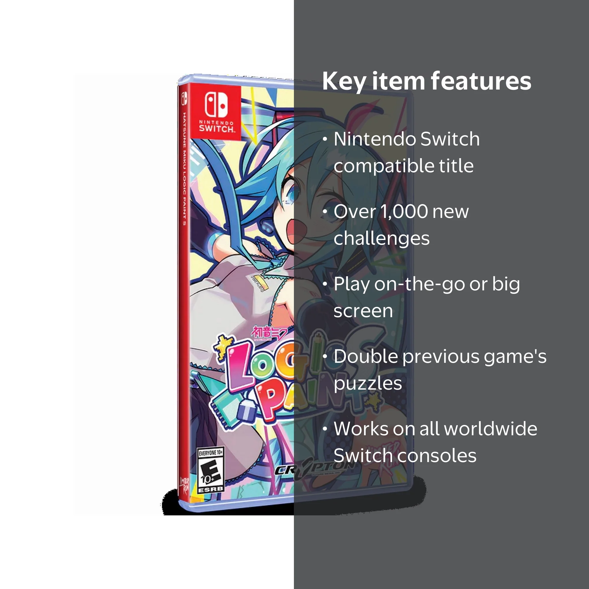 NSW - Hatsune Miku Logic Paint S [Limited Run Games #239] - Switch