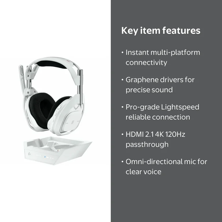 Logitech, Headset, Wireless, Bluetooth, 39.4 ft Range - Walmart.com