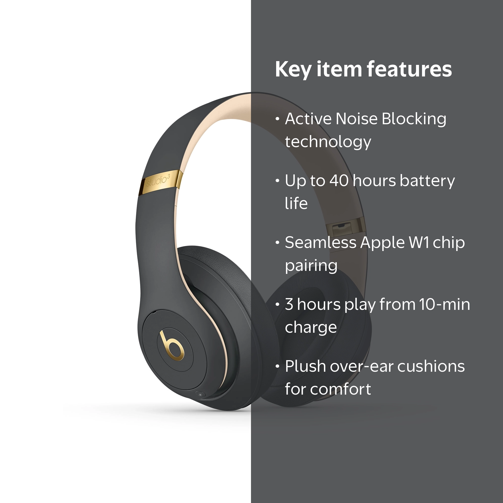 Beats by Dr. Dre, Studio3 Wireless Noise Cancelling Headphones