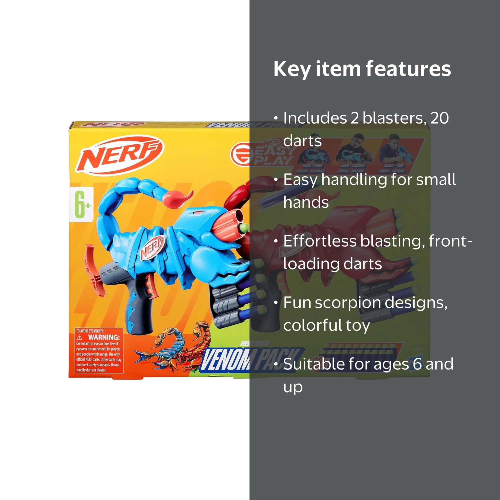 Nerf Wild Venom Pack Blaster 2-Pack - Walmart.com
