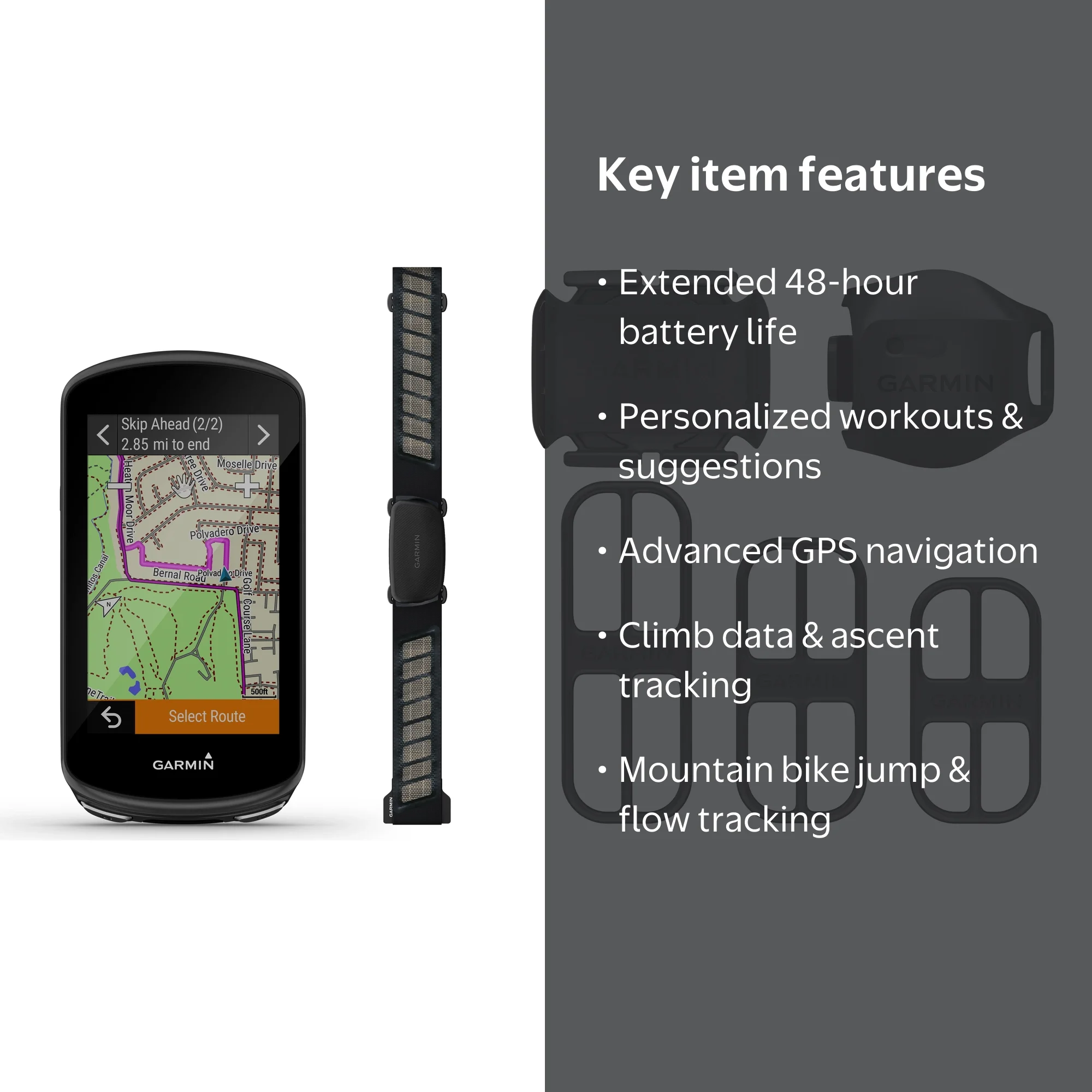 Garmin Edge 1030 Plus Bundle: Advanced GPS Bicycle Computer